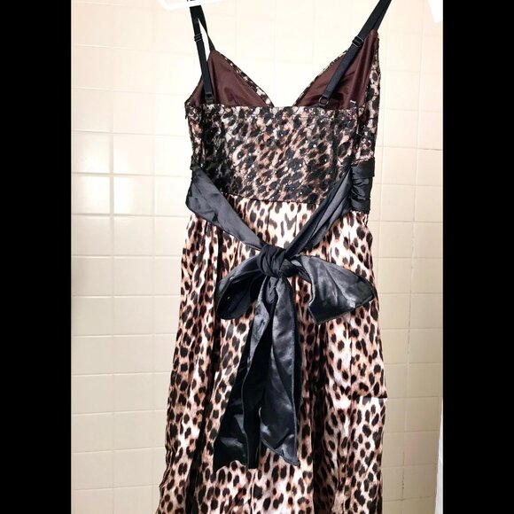 City Triangles Leopard Lace Dress - Picture 2 of 7